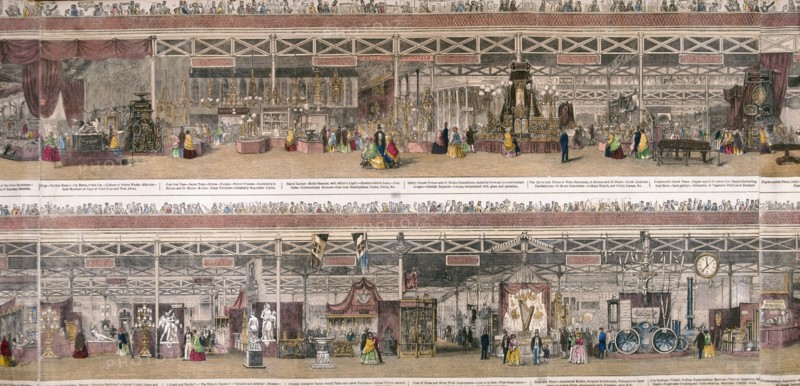 Great Exhibition, Crystal Palace, Hyde Park, London, 1851. Artist: Anon