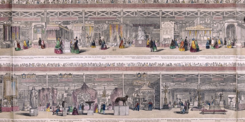 Great Exhibition, Crystal Palace, Hyde Park, London, 1851. Artist: Anon
