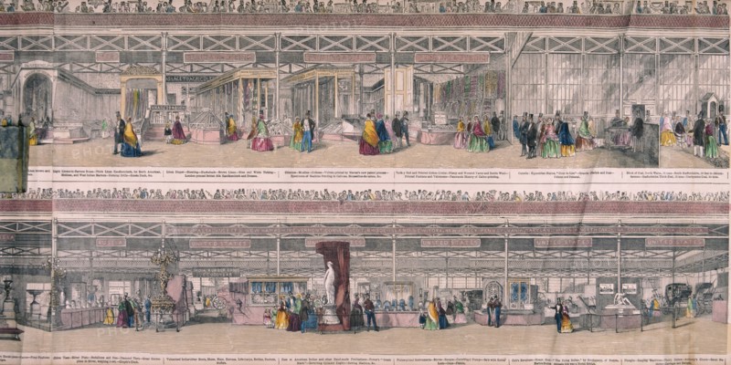 Great Exhibition, Crystal Palace, Hyde Park, London, 1851. Artist: Anon