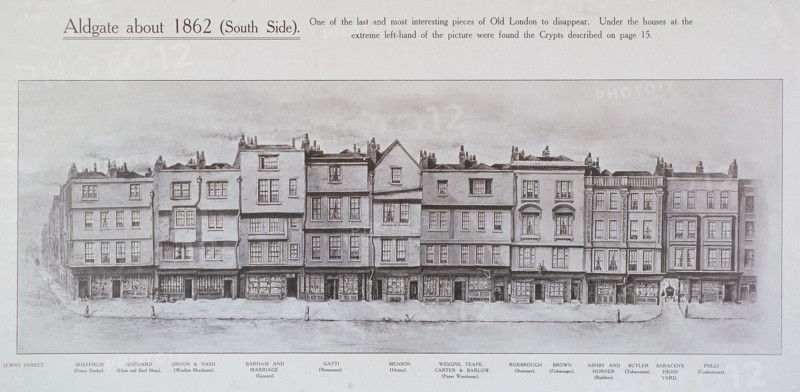 Aldgate High Street, London, c1862. Artist: Anon