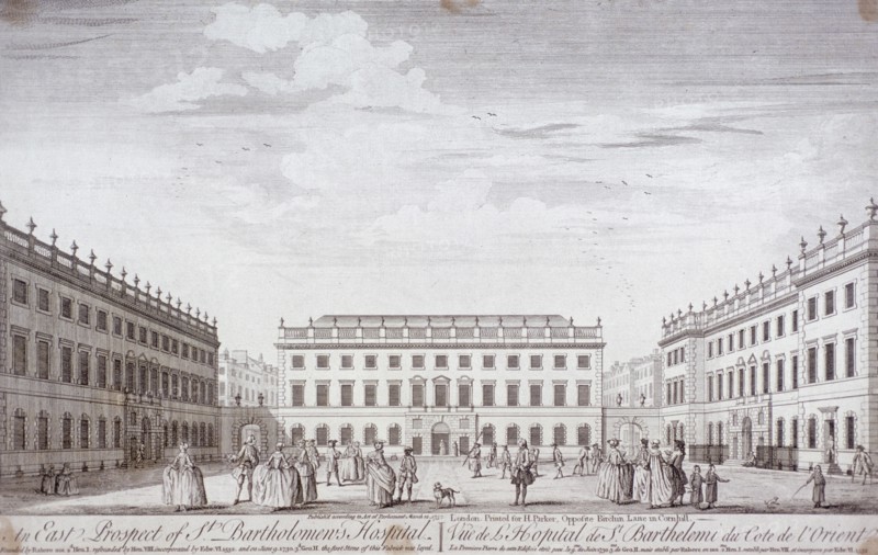 St Bartholomew's Hospital, London, 1752. Artist: Anon