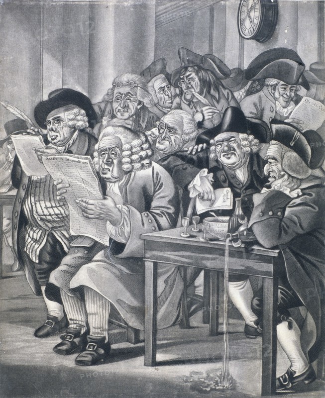 Stockjobbers at the Stock Exchange, Bartholomew Lane, London, c1795. Artist: Anon