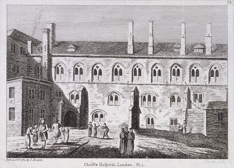 Christ's Hospital, London, 1784. Artist: James Record