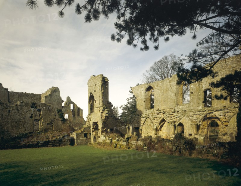 The infirmary from the South, the Cistercian Abbey of Jervaulx, North Yorkshire, 1995 Artist