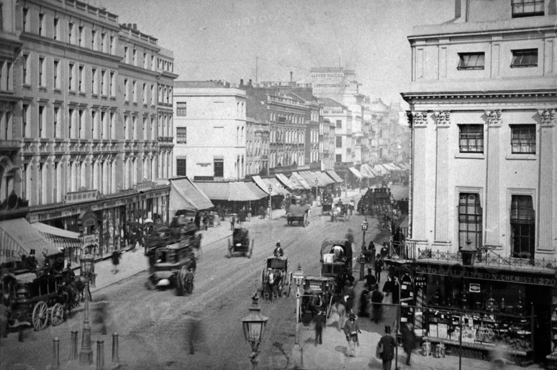 The north side of Oxford Street, Oxford Circus, London, c1913