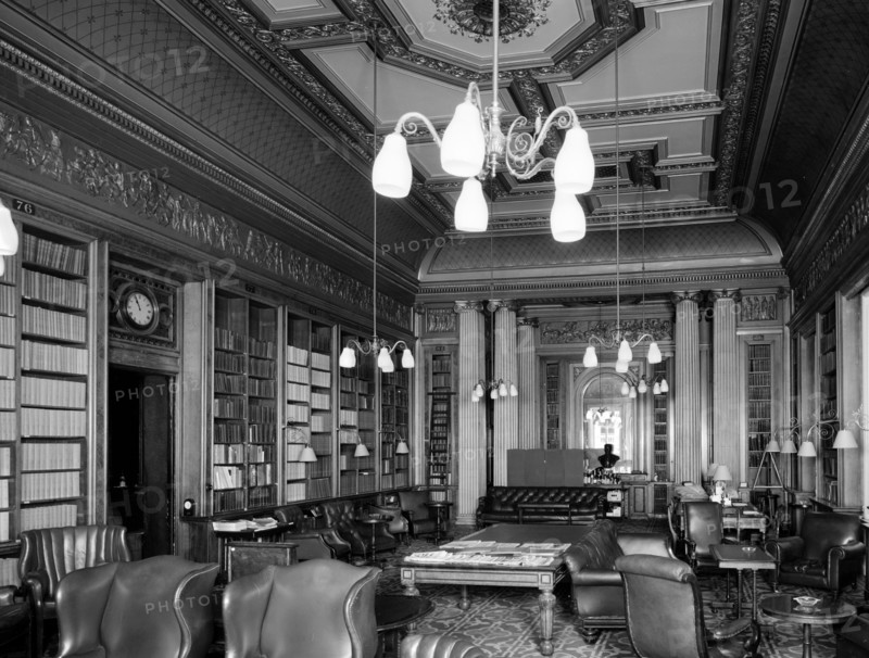 The plush interior of the Morning Room at the Reform Club, Pall Mall, London, 1886 Artist