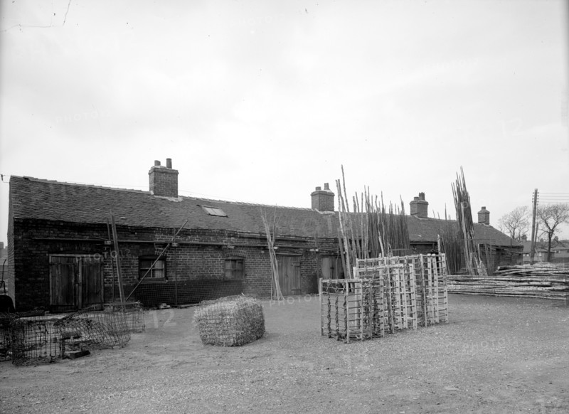 Cratemakers' workshops, Greenfields Pottery, Tunstall, Stoke-on-Trent, Staffordshire, 1960