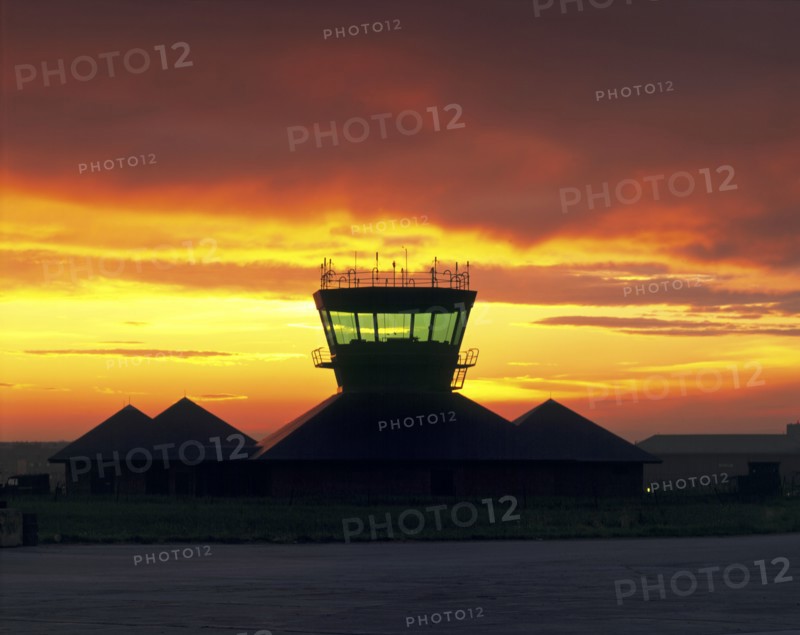 Air Traffic Control tower, RAF Leeming, North Yorkshire, 1990