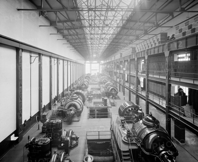 London Transport Generating Station, Lots Road, Chelsea, London, 1905