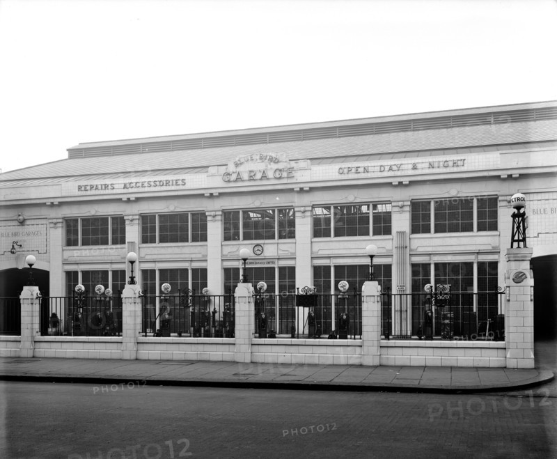 Bluebird Garage, King's Road, Chelsea, London, 1927