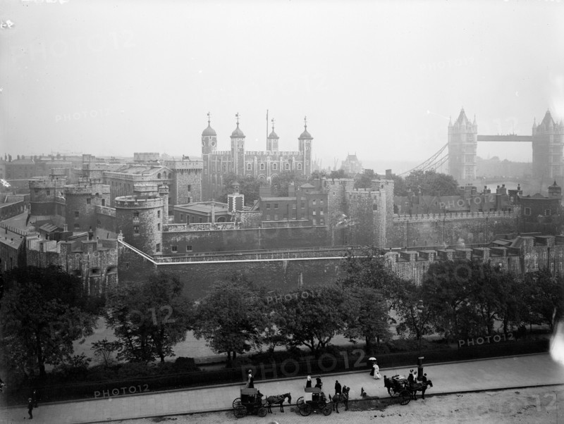 Tower of London as seen from Tower Hill, c1900