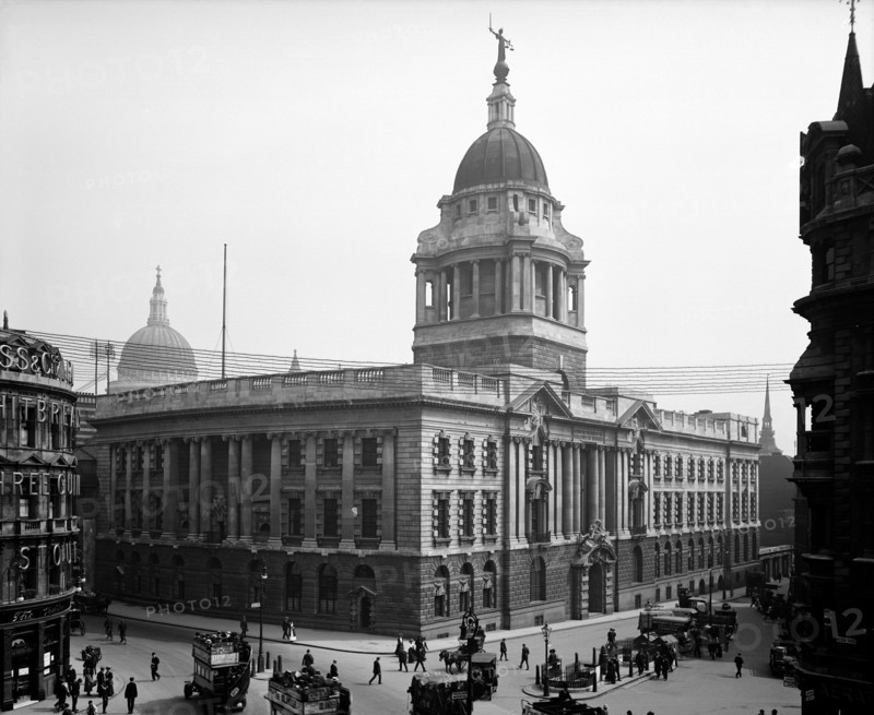 Central Criminal Court, Old Bailey, City of London, 1910