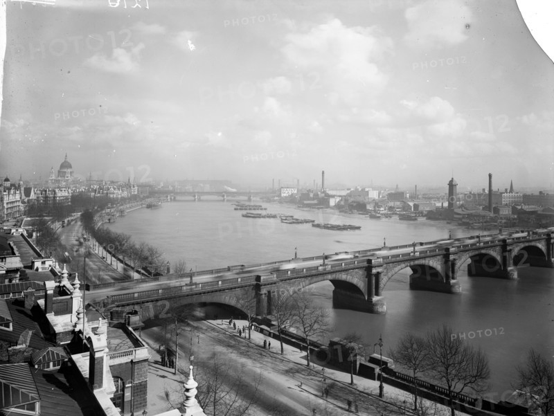 Waterloo Bridge and the River Thames, London
