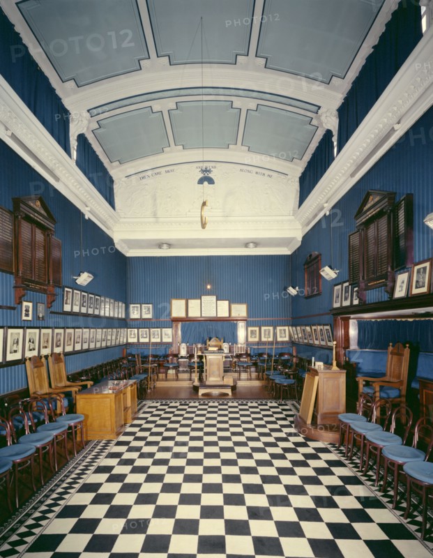 Interior view of the Masonic Hall, Pangbourne, Berkshire, 2000