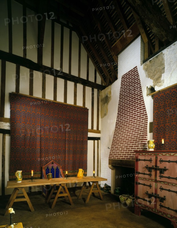Interior of the Medieval Merchant's House, French Street, Southampton, Hampshire, 1988