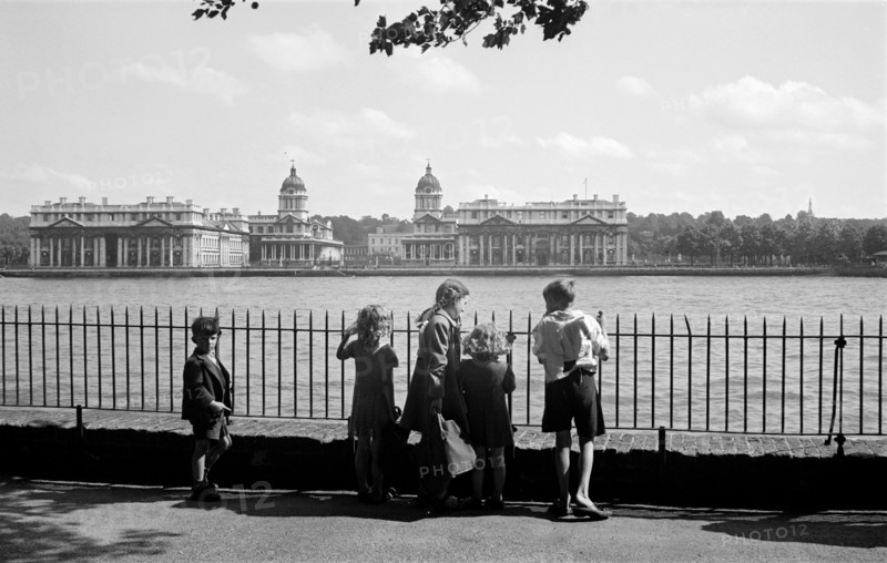 Children by the River Thames, London, c1945-c1965