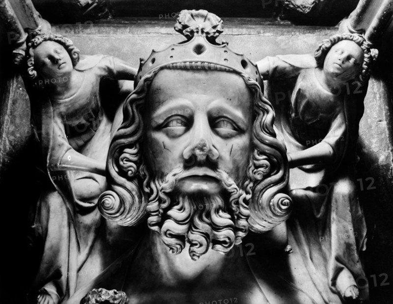 Tomb of Edward II, Gloucester Cathedral, Gloucestershire, 1945