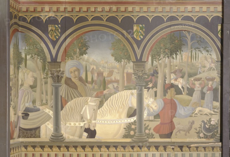 Mural in Eltham Palace, London, 1999