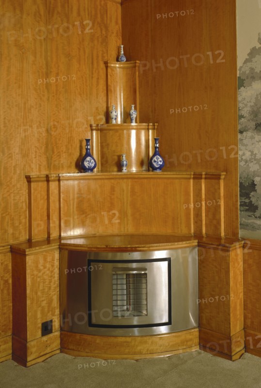 Fireplace at Eltham Palace, London, 1999
