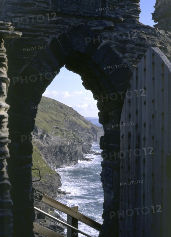 Gateway to inner ward, Tintagel Castle, Cornwall, 1998