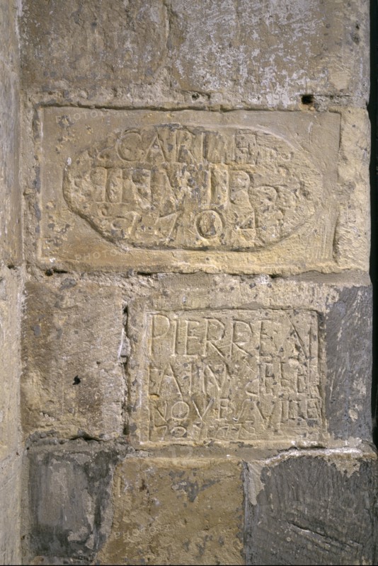 Prisoners' graffiti at Dover Castle, Kent, 1994