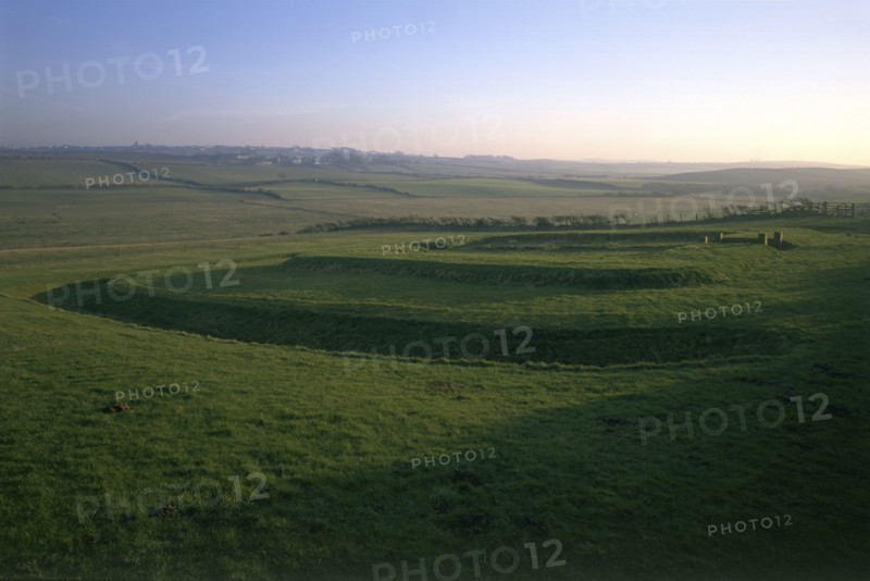 Roman fortlet on Swarthy Hill near Maryport, Cumbria, 1996
