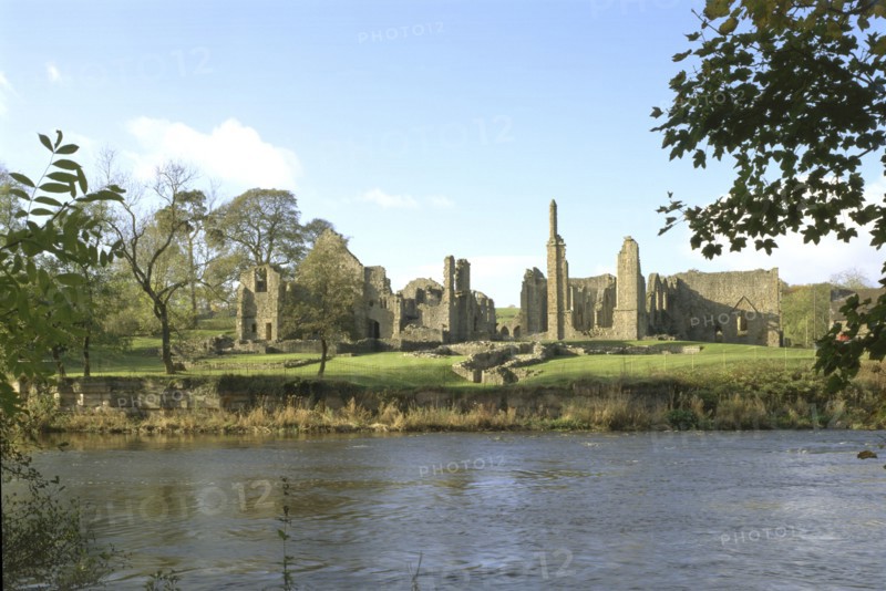 Finchale Priory, Durham, from the River Wear, 1999