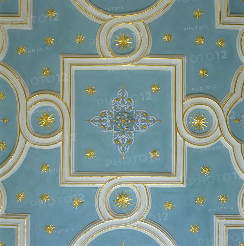 Ceiling of the Star Chamber, Bolsover Castle, Derbyshire, 2000