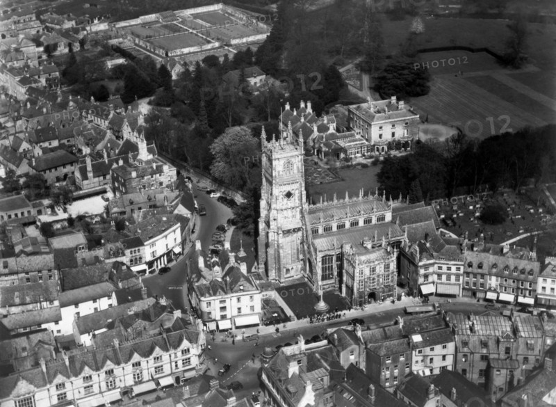 The church of St John the Baptist, Cirencester, Gloucestershire, 1952