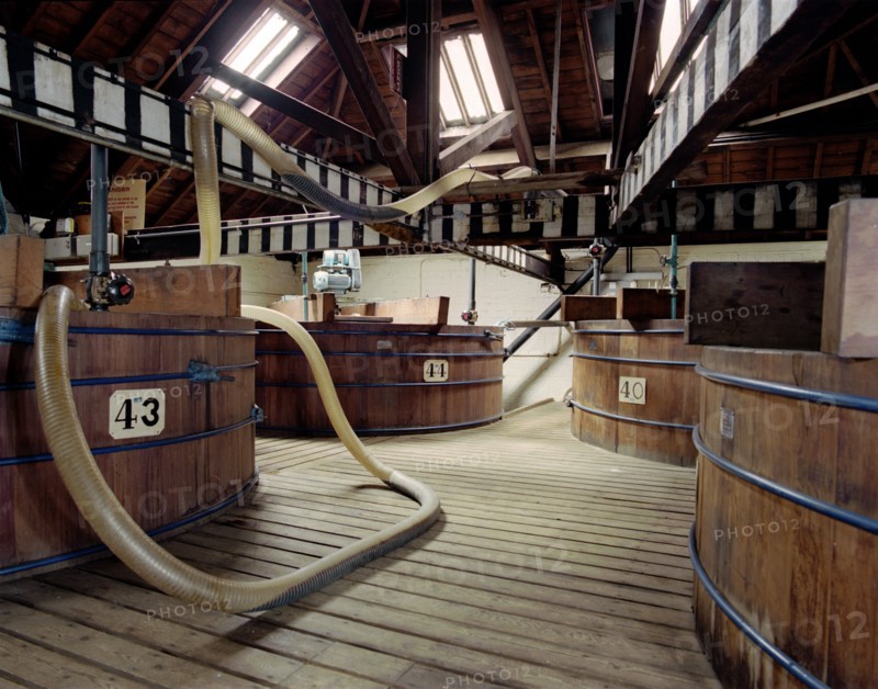 Vats at Sarsons Vinegar Factory, Stourport, Worcestershire, 2000