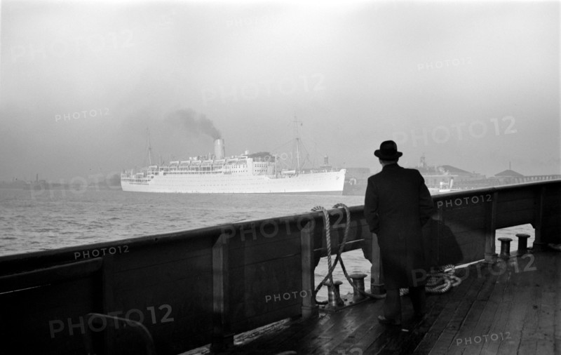 Farewell', Shipping in the River Thames near Tilbury, c1945-c1965