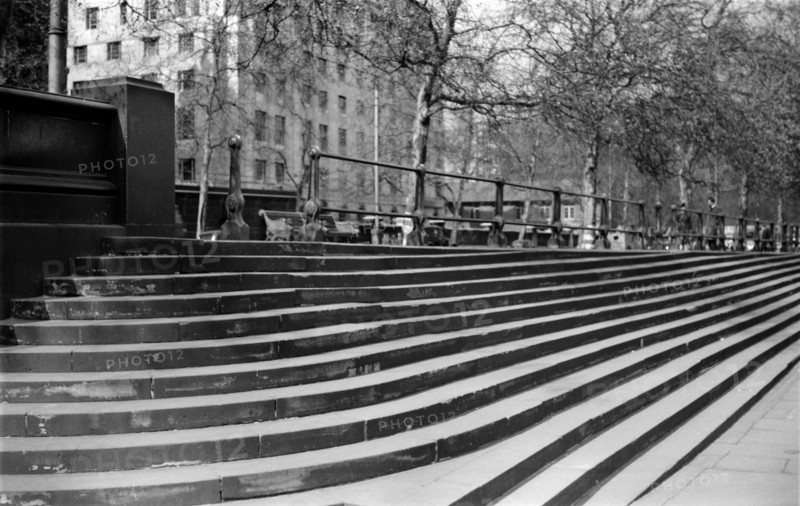 Steps on the Victoria Embankment, Westminster, London, c1945-c1965