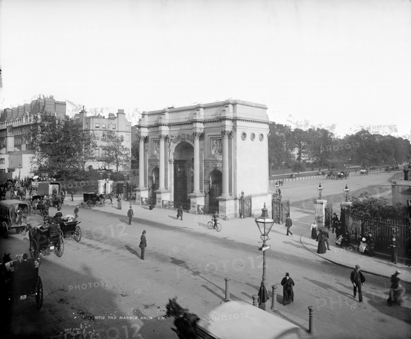 Marble Arch, Hyde Park, London, before 1908