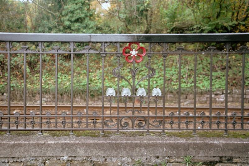 Decorative railings, near Morecambe, Lancashire, 1999