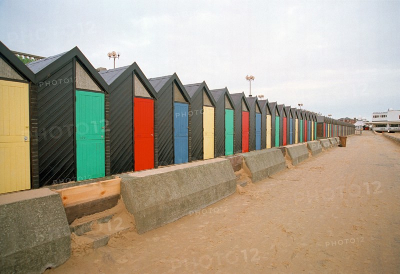Beach huts, Lowestoft, Suffolk, 2000