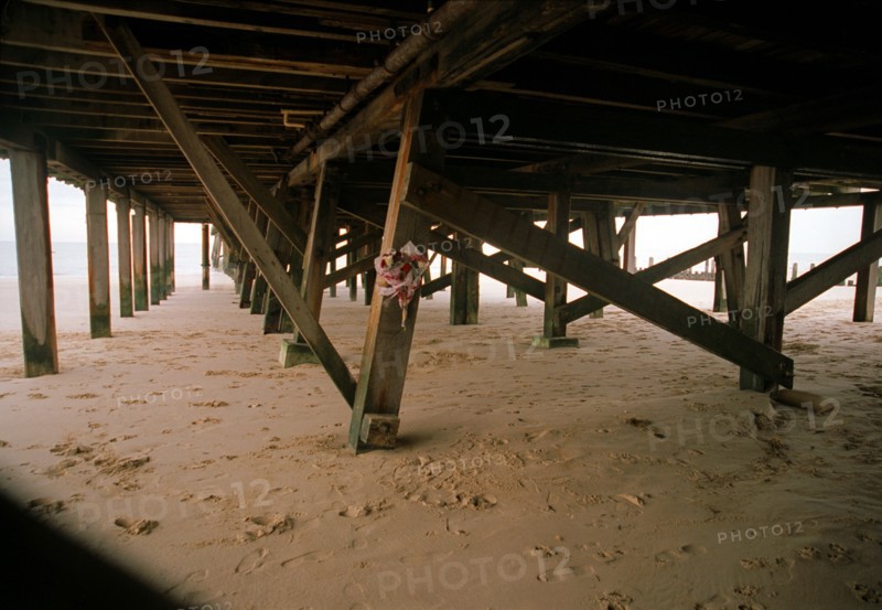 Beneath the pier, Lowestoft, Suffolk, 2000