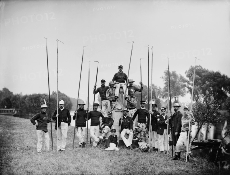 Swan-uppers, Staines, Surrey, c1885