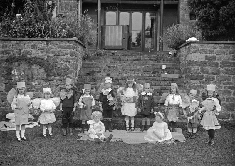 A children's party, Hellidon House, Northamptonshire, 1904