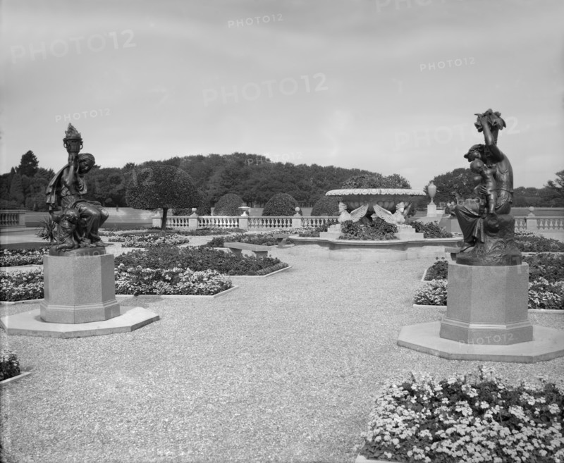 The upper terrace, Osborne House, Isle of Wight, 1880s