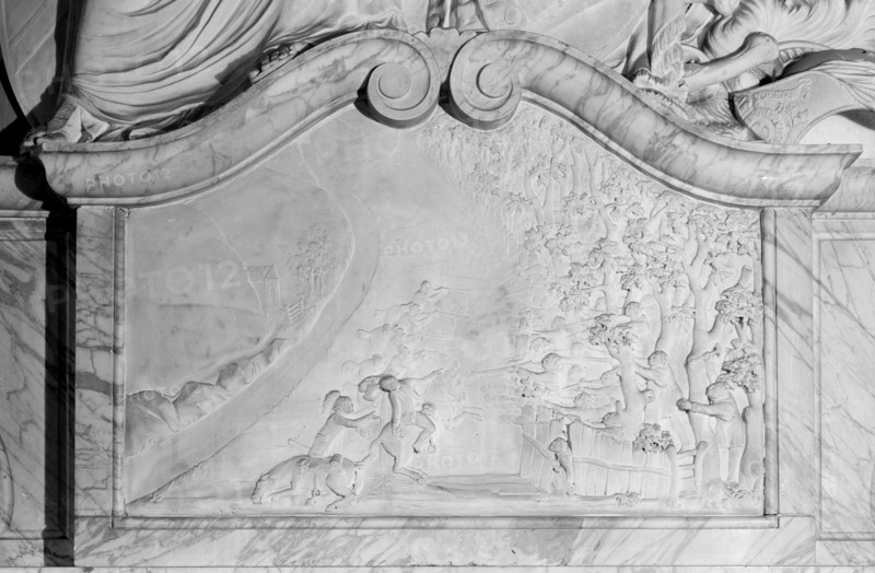 The Ambush'. Monument to Cornet Geary, Great Bookham, Surrey