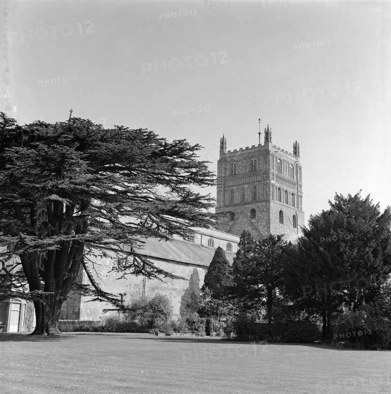 Tewkesbury Abbey, Gloucestershire, 1965