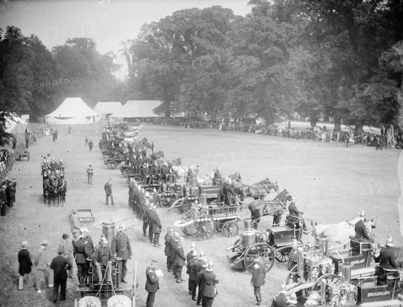 Fire brigade rally at Blenheim Palace, Oxfordshire, c1860-c1922