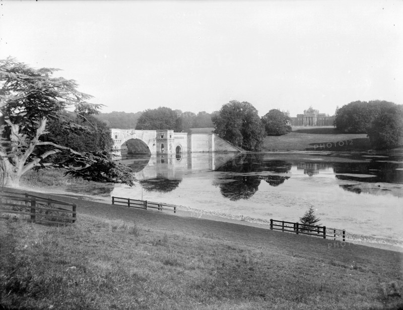 The Grand Bridge, Blenheim Palace, Woodstock, Oxfordshire, 1890