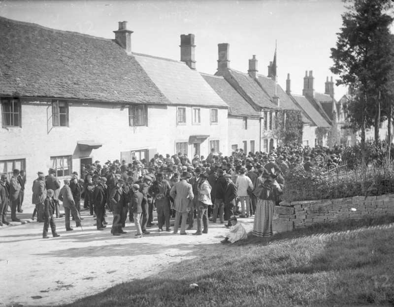 The Lamb Hotel, Burford, Oxfordshire, 1895