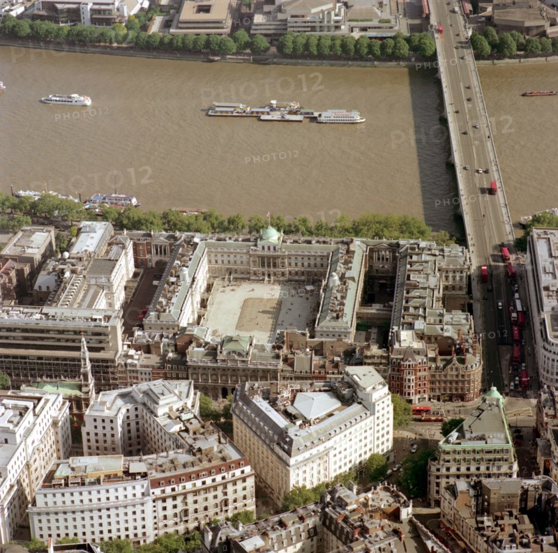 Somerset House and Waterloo Bridge, Westminster, London, 2002 Artist