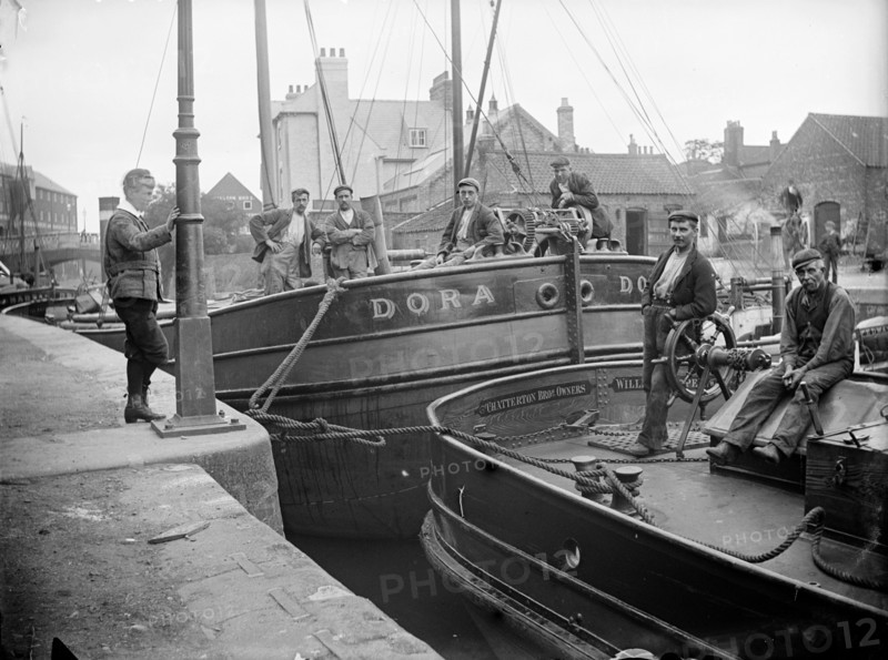 Barges at Brigg, Humberside, 1901