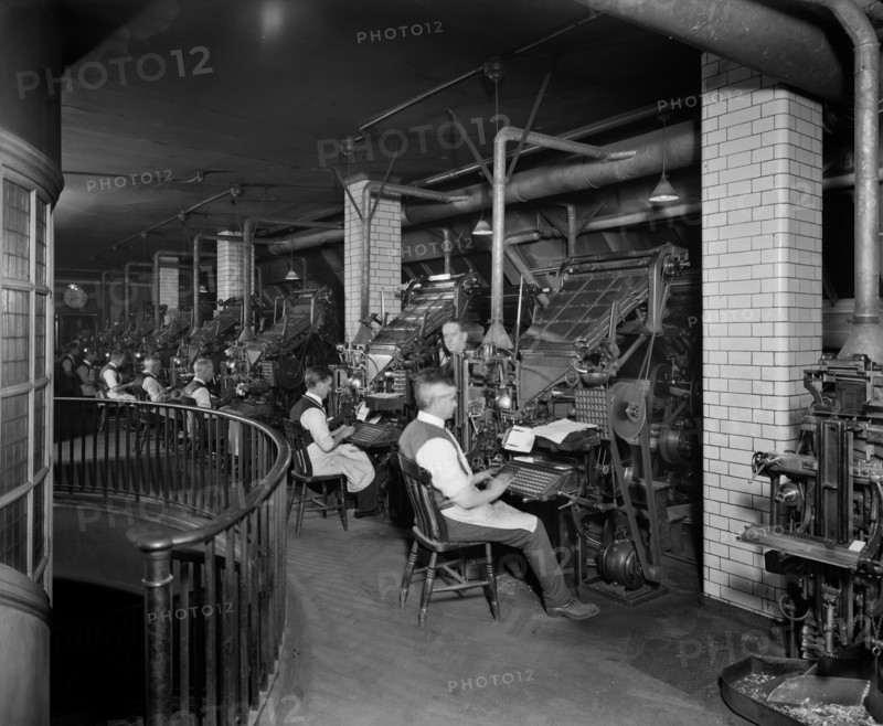 Typesetters, The Morning Post, London, 1920
