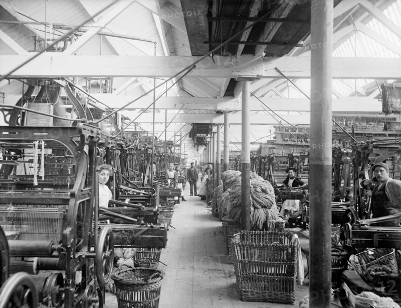 Early Blanket Factory, Witney, Oxfordshire, 1898
