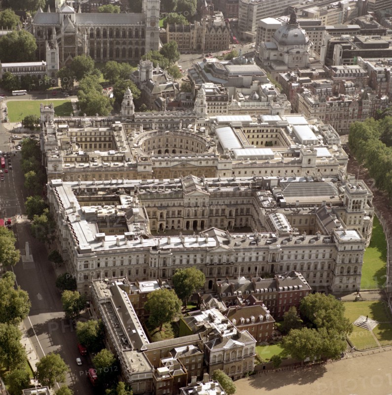 Foreign Office and Treasury, Whitehall, London, 2002 Artist