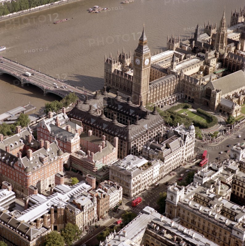 Westminster Bridge and the Houses of Parliament, Westminster, London, 2002
